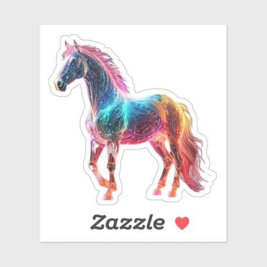 Majestic Horse Sticker (Vel)