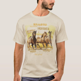 Majestic Horses Mannen T-Shirt