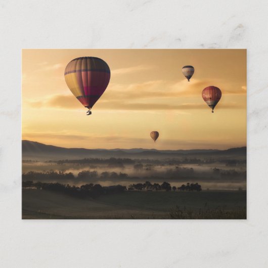 Majestic Hot Air-ballonnen Briefkaart (Voorkant)