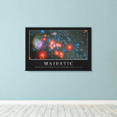 Majestic: Inspirerend prijsopgave Canvas Afdruk (Insitu (Houten vloer))