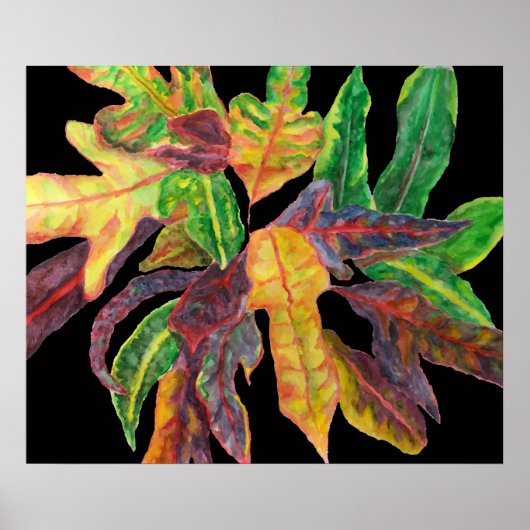 Majestic Leaves Poster (Voorkant)