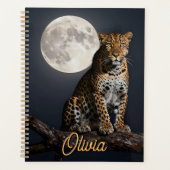 Majestic Leopard and Full Moon Personalized (Devant)