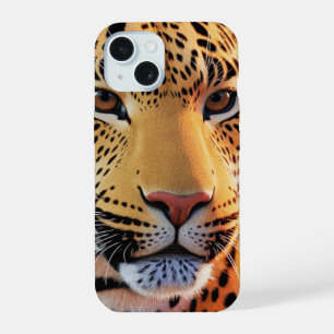 Majestic Leopard Close-up   Prachtige wildlife kun iPhone 15 Hoesje