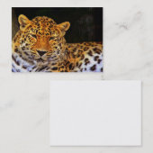 Majestic Leopard Visitekaartje (Voorkant / Achterkant)