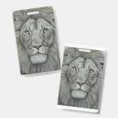 Majestic Lion Badge (Front & Back)