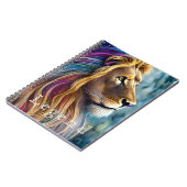 Majestic Lion Editable Note Book Notitieboek (Linkerzijde)