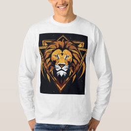 "Majestic Lion Graphic Wit T-shirt" T-shirt