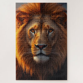 Majestic Lion Jigsaw Puzzle Legpuzzel