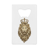 Majestic Lion Kredietkaart Flessenopener (Voorkant)