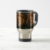 Majestic Lion Mug – Powerful Wildlife Coffee Mug (Devant droit)