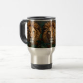 Majestic Lion Mug – Powerful Wildlife Coffee Mug (Devant gauche)