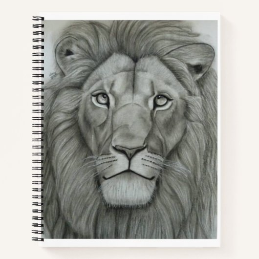 Majestic Lion Notitieboek (Voorkant)