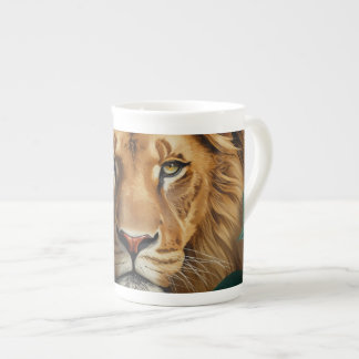 Majestic Lion Specialty Mug Powerful Wildlife Art  Porselein Kop
