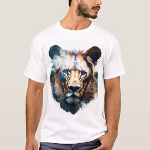Majestic Lion T-Shirt Design - Koning van het Oerw