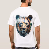 Majestic Lion T-Shirt Design - Koning van het Oerw (Achterkant)