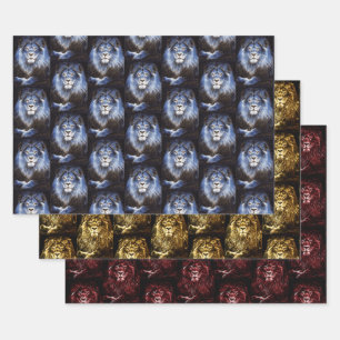 Majestic Lions Wildcat-Collectie Inpakpapier Vel