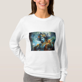 Majestic Lord Rama: Een goddelijk portret van krac T-shirt