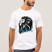 Majestic Mane: Uniek Leeuw T-shirt ontwerp (Voorkant)