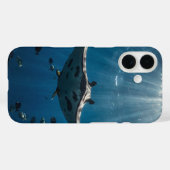 Majestic Manta Case-Mate iPhone Case (Achterkant (horizontaal))