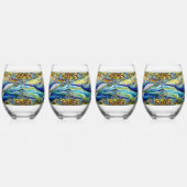 Majestic Marine Mozaïek Een Glas in lood Walvis (Rechts)