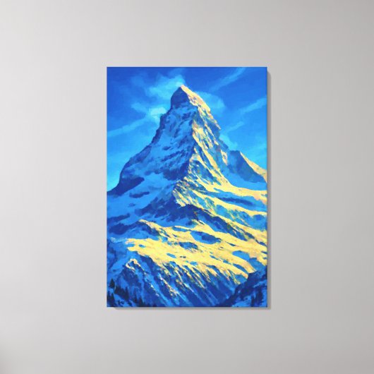 Majestic Matterhorn Canvas Afdruk (Voorkant)