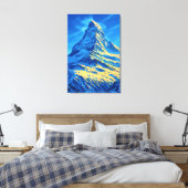 Majestic Matterhorn Canvas Afdruk (Insitu (Slaapkamer))