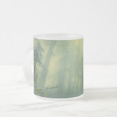 Majestic Misty Forest Matglas Koffiemok (Voorkant links)