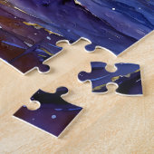 Majestic Moonlit Dolphins at Sunset Ocean Puzzle (Côté)