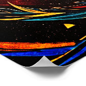 Majestic Moonlit Dragon - Retro Art Poster (Coin)