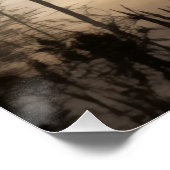 Majestic Moose bij zonsopgang Perfect Poster (Hoek)