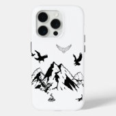  Majestic Mountain Eagle – iPhone 15 Pro Max Case (Achterkant)