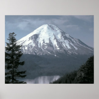 Majestic Mountian top Poster