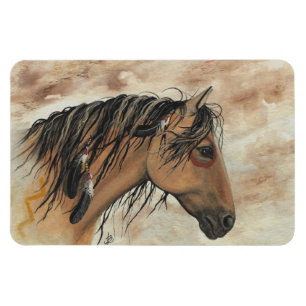 Majestic Mustang Horse by BiHrLe Magnet