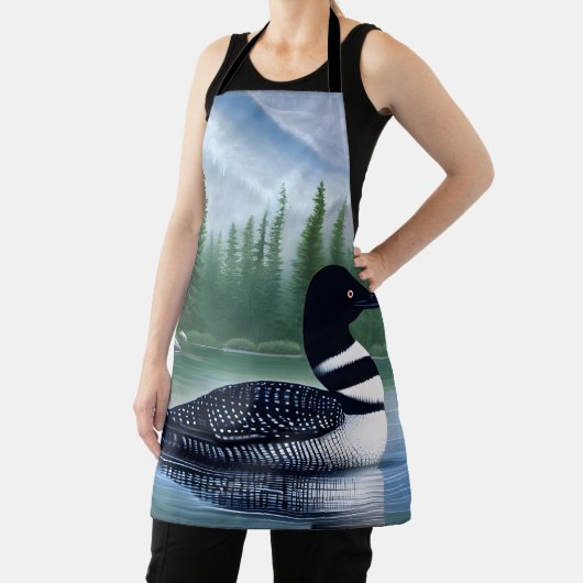 Majestic Northern Wilderness Loon Schort (Insitu)