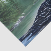 Majestic Northern Wilderness Loon Tissuepapier (Detail)