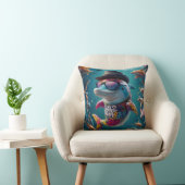 Majestic Ocean Bliss : Coussin dauphin (Chaise)