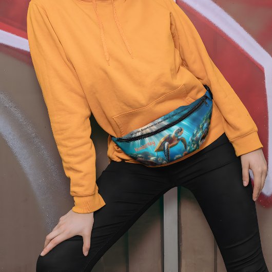 Majestic Ocean Zee Schildpad in de buurt van Kleur Heuptasje