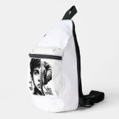 Majestic Olifant-Jongen Harmony Portret Sling Bag (Rechterhoek)