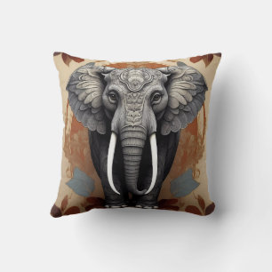 Majestic Olifant Mandala Kussen