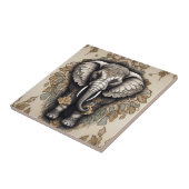 Majestic Olifant Mandala Tegeltje (Zijkant)