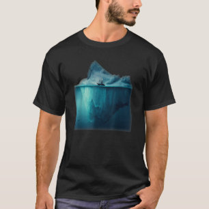 Majestic onder het overzicht van Iceberg Island T-shirt