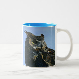 Majestic owl tweekleurige koffiemok