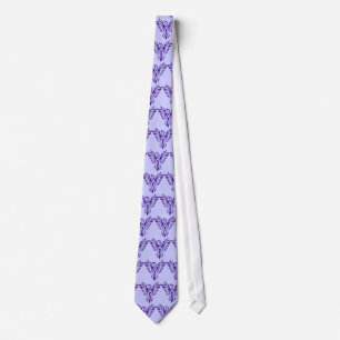 Majestic Paarse Phoenix Rising necktie Stropdas