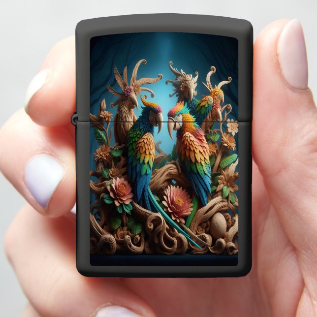 Majestic papegaaien Perched (In Hand)