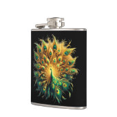 Majestic Peacock Dancing, Heupfles (Links)