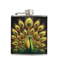 Majestic Peacock Display groen en goud