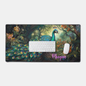 Majestic Peacock personnel bureau Mat (Clavier et souris)