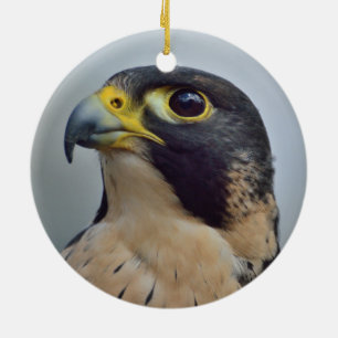 Majestic Peregrine falcon Keramisch Ornament