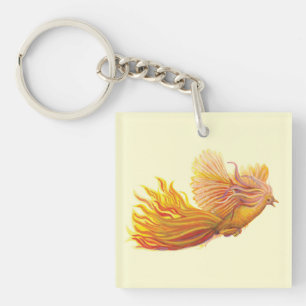 Majestic Phoenix Bird Sleutelhanger