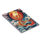 Majestic Phoenix Notebook - Japanese Fantasy Art Notitieboek (Rechterzijde)